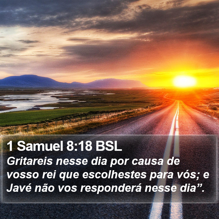 1 Samuel 8:18 BSL Bible Study