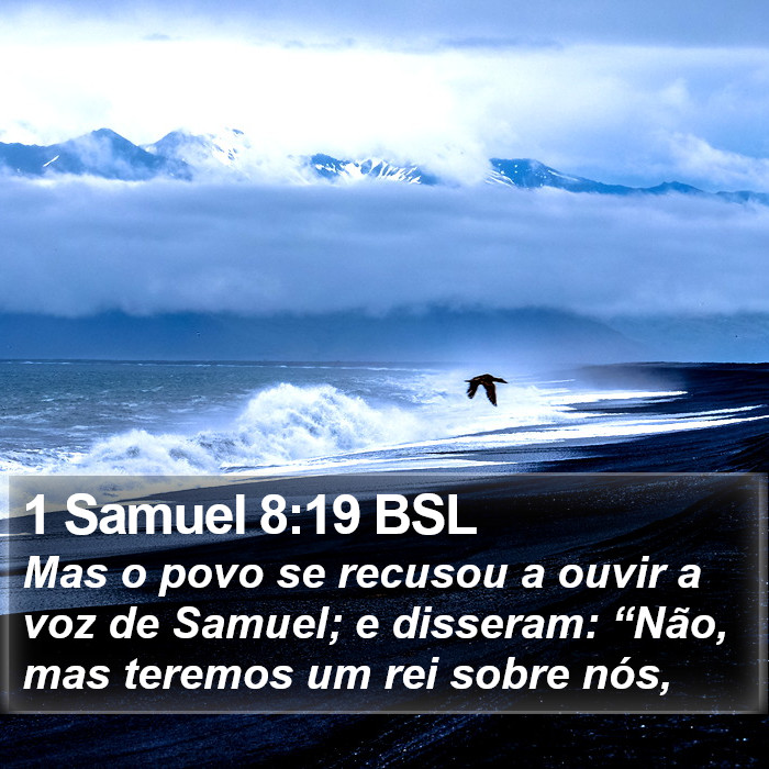 1 Samuel 8:19 BSL Bible Study