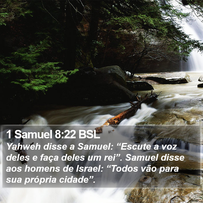 1 Samuel 8:22 BSL Bible Study