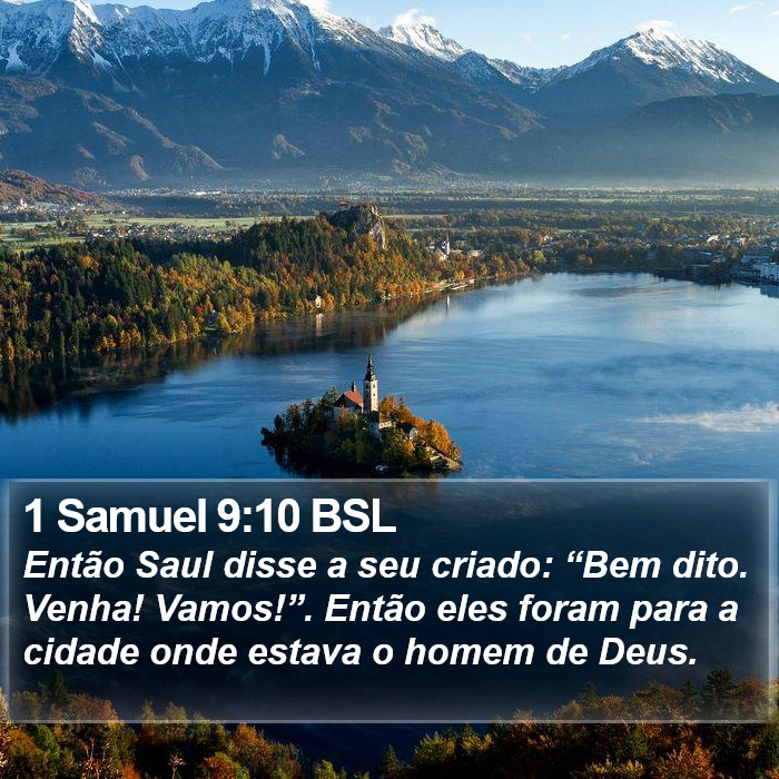 1 Samuel 9:10 BSL Bible Study