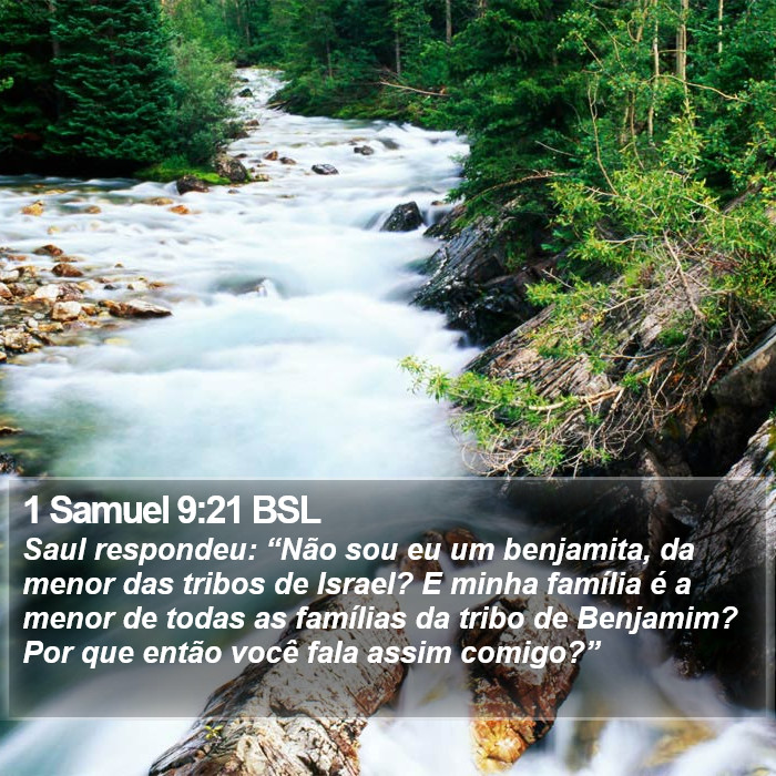 1 Samuel 9:21 BSL Bible Study