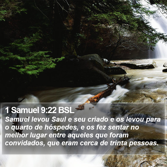 1 Samuel 9:22 BSL Bible Study