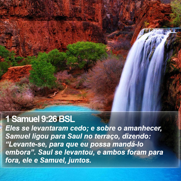 1 Samuel 9:26 BSL Bible Study