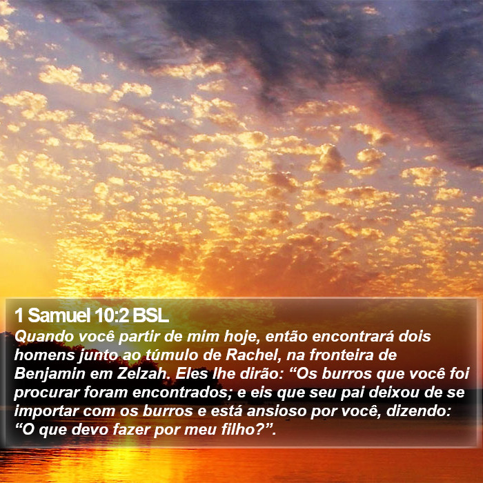 1 Samuel 10:2 BSL Bible Study