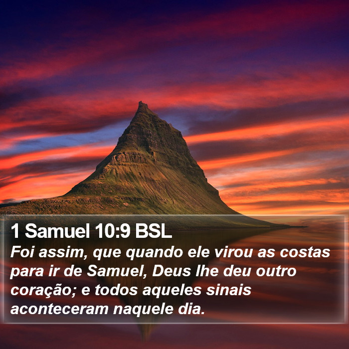 1 Samuel 10:9 BSL Bible Study