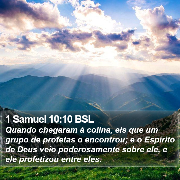 1 Samuel 10:10 BSL Bible Study