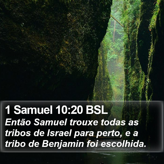 1 Samuel 10:20 BSL Bible Study