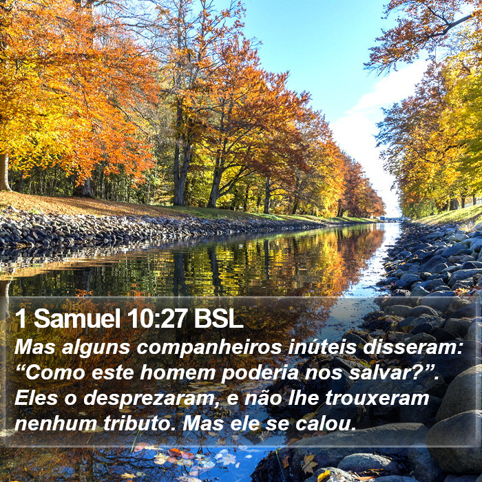 1 Samuel 10:27 BSL Bible Study