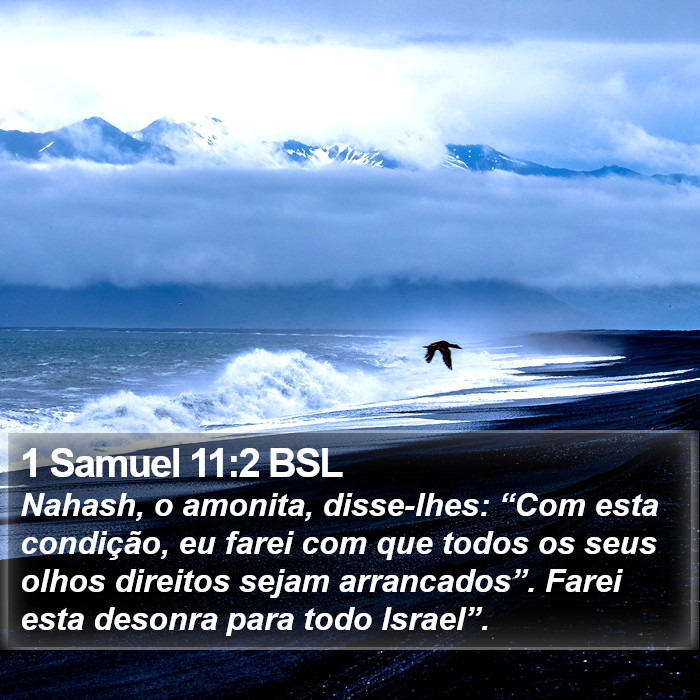 1 Samuel 11:2 BSL Bible Study