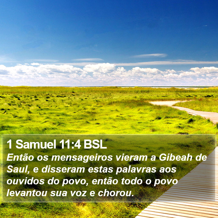 1 Samuel 11:4 BSL Bible Study