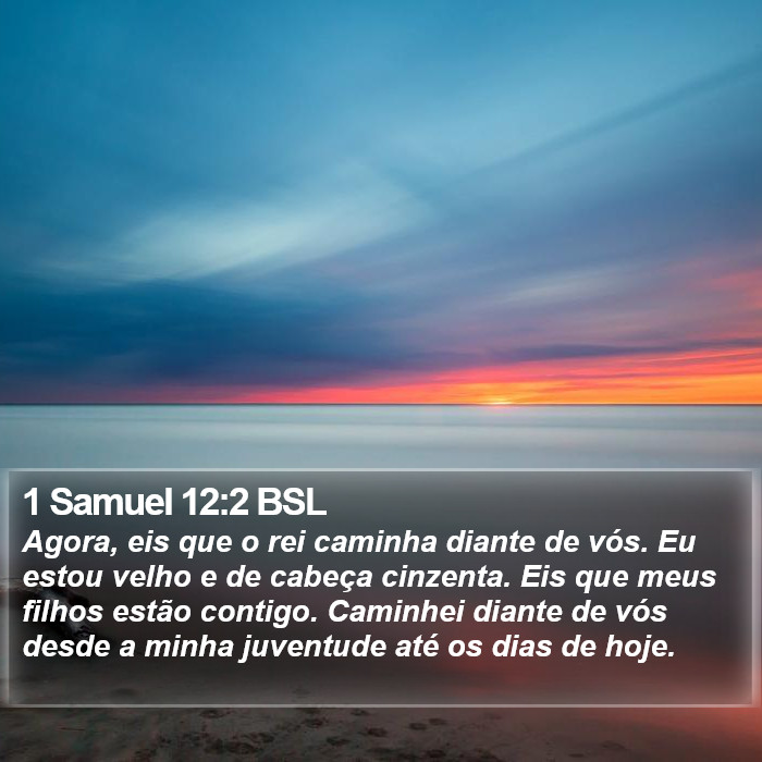 1 Samuel 12:2 BSL Bible Study