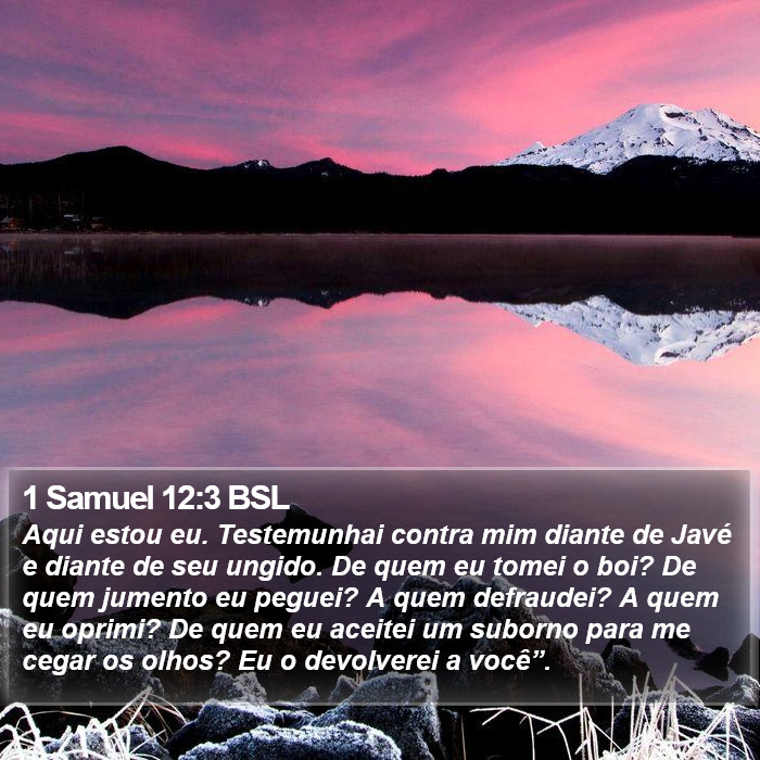 1 Samuel 12:3 BSL Bible Study