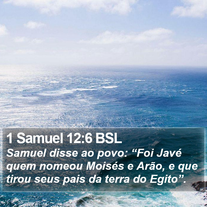 1 Samuel 12:6 BSL Bible Study