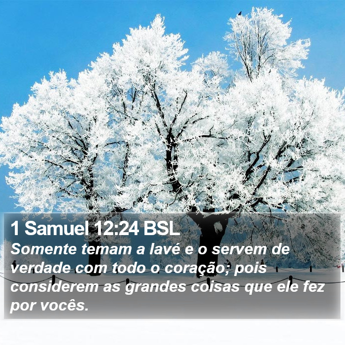 1 Samuel 12:24 BSL Bible Study