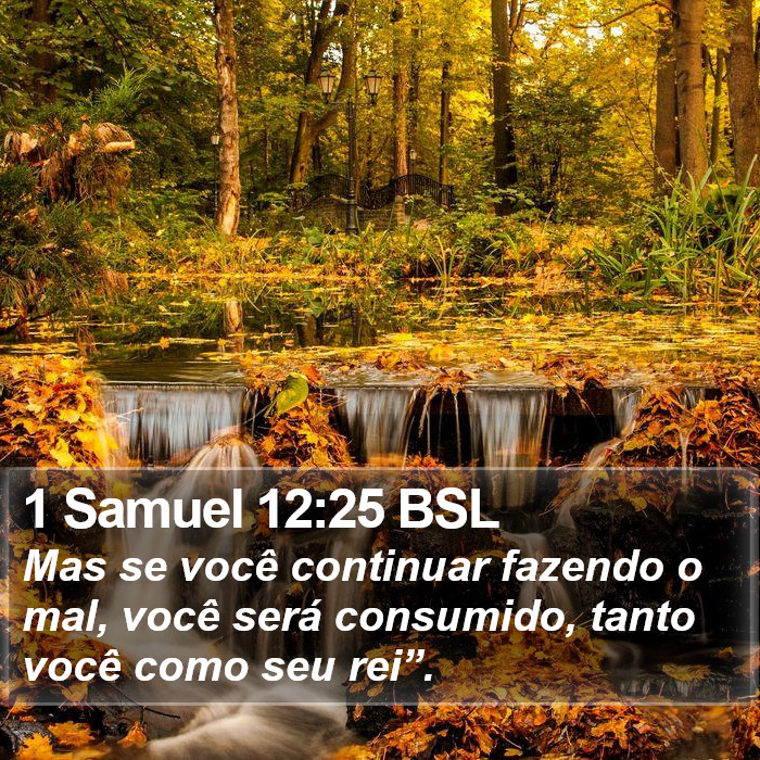 1 Samuel 12:25 BSL Bible Study