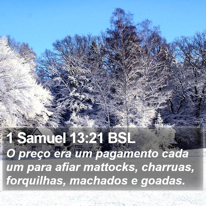 1 Samuel 13:21 BSL Bible Study