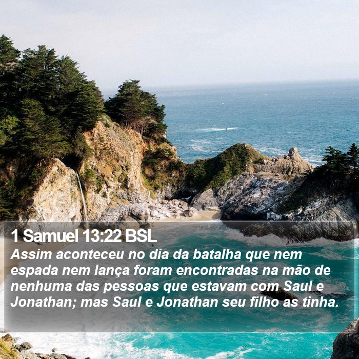 1 Samuel 13:22 BSL Bible Study