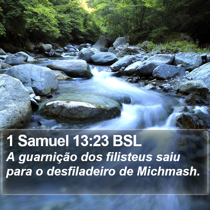 1 Samuel 13:23 BSL Bible Study