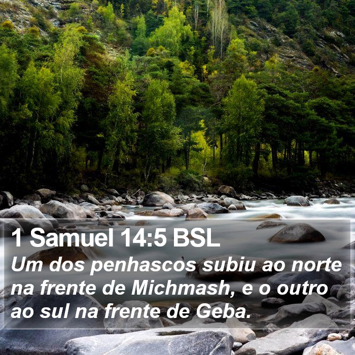 1 Samuel 14:5 BSL Bible Study