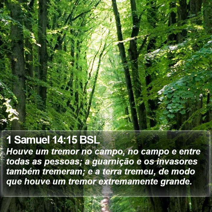 1 Samuel 14:15 BSL Bible Study