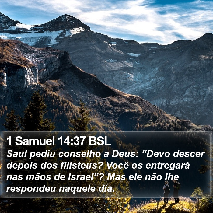 1 Samuel 14:37 BSL Bible Study