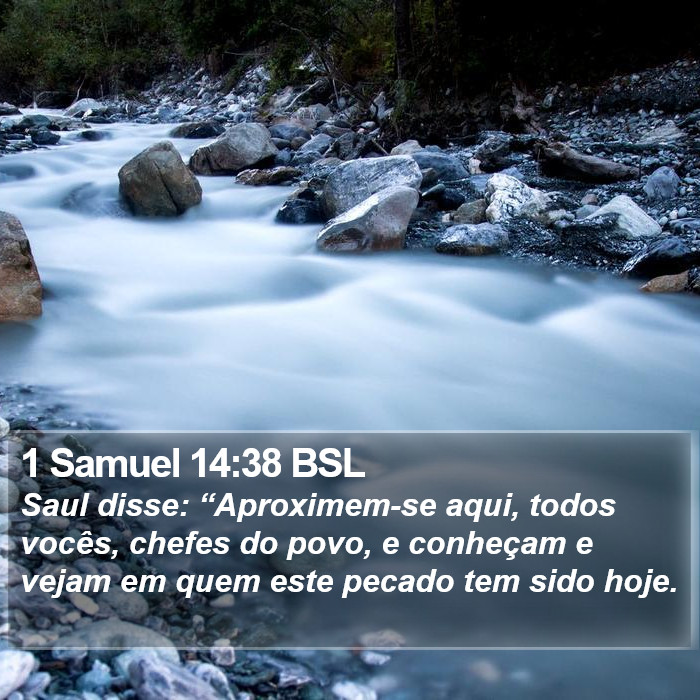 1 Samuel 14:38 BSL Bible Study