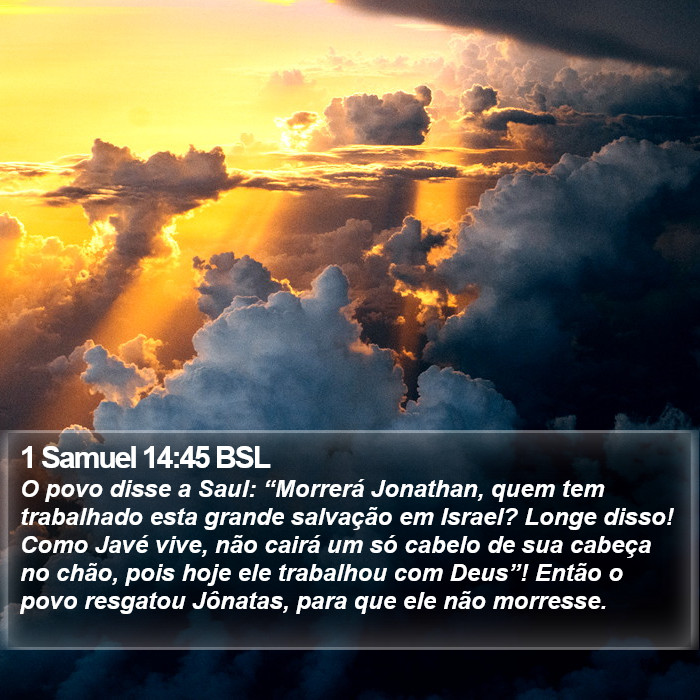 1 Samuel 14:45 BSL Bible Study