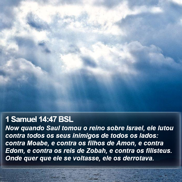 1 Samuel 14:47 BSL Bible Study