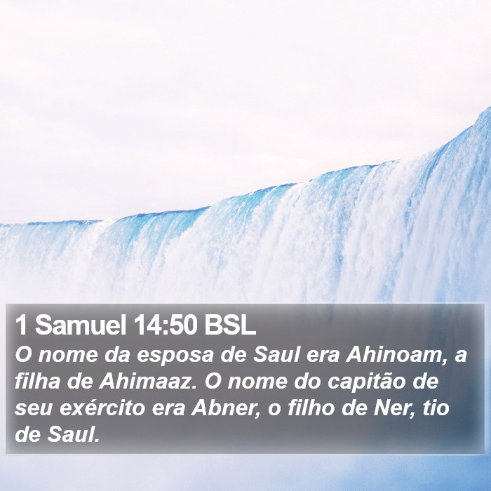 1 Samuel 14:50 BSL Bible Study