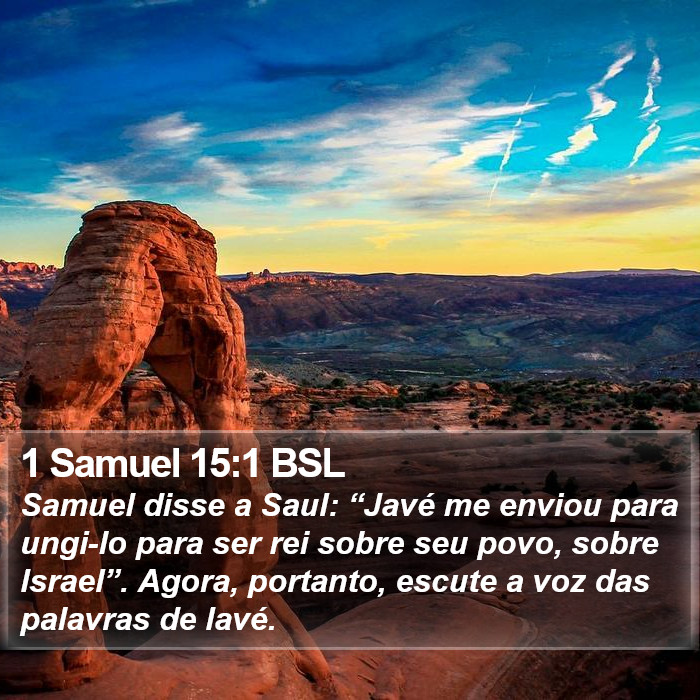 1 Samuel 15:1 BSL Bible Study