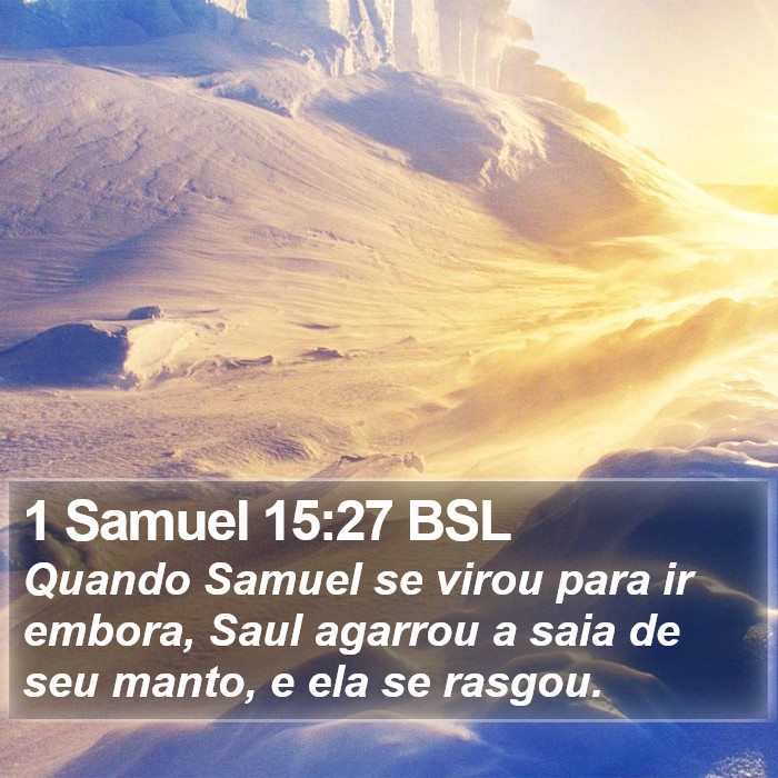 1 Samuel 15:27 BSL Bible Study