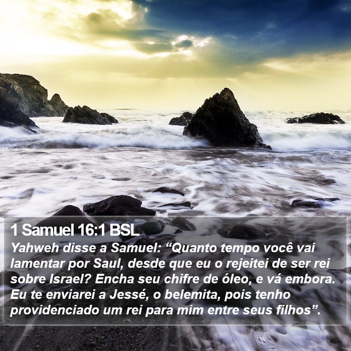 1 Samuel 16:1 BSL Bible Study