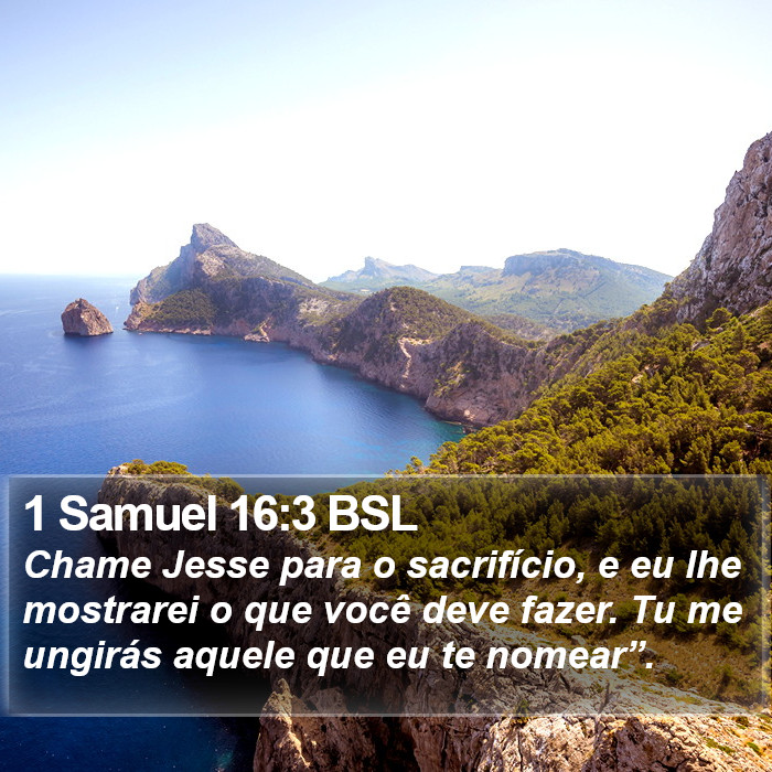 1 Samuel 16:3 BSL Bible Study