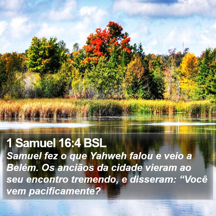 1 Samuel 16:4 BSL Bible Study