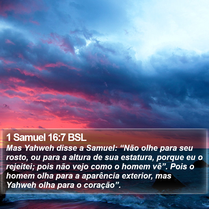 1 Samuel 16:7 BSL Bible Study