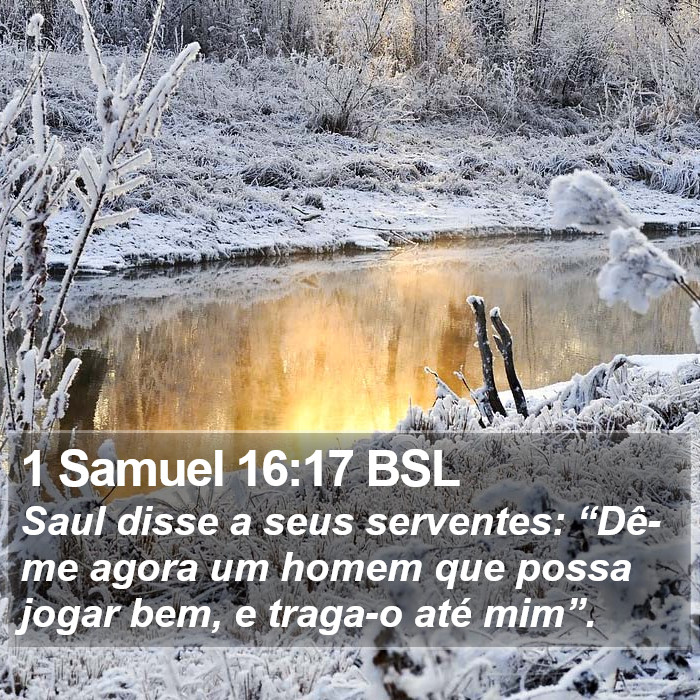 1 Samuel 16:17 BSL Bible Study