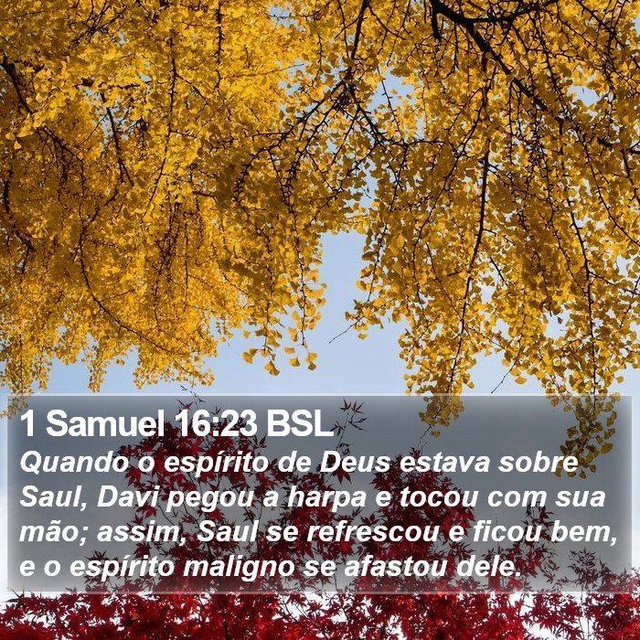 1 Samuel 16:23 BSL Bible Study