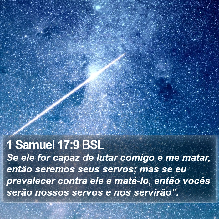 1 Samuel 17:9 BSL Bible Study