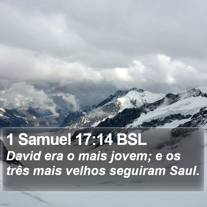 1 Samuel 17:14 BSL Bible Study