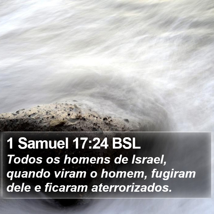 1 Samuel 17:24 BSL Bible Study
