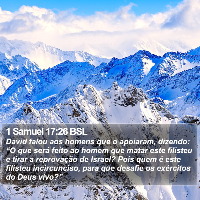 1 Samuel 17:26 BSL Bible Study