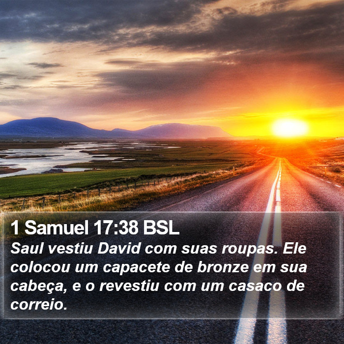 1 Samuel 17:38 BSL Bible Study