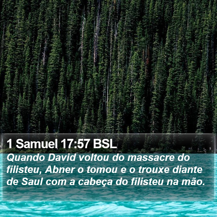 1 Samuel 17:57 BSL Bible Study