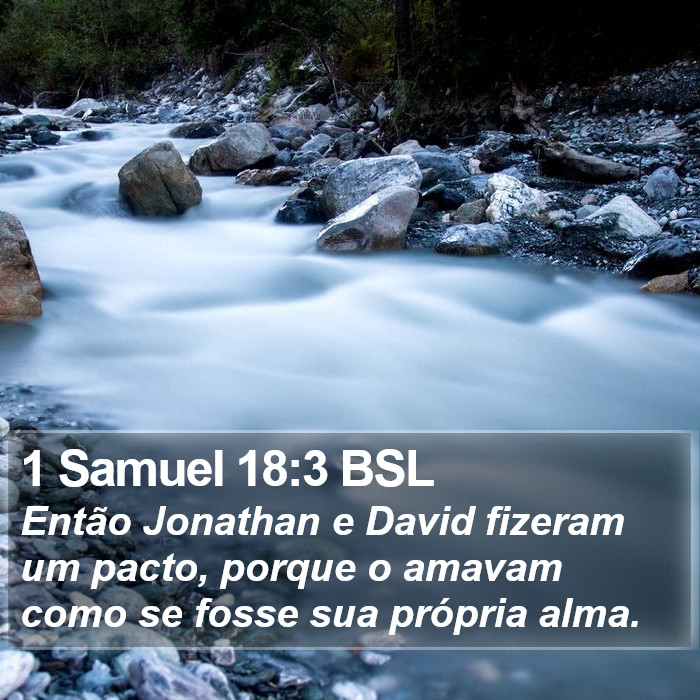 1 Samuel 18:3 BSL Bible Study