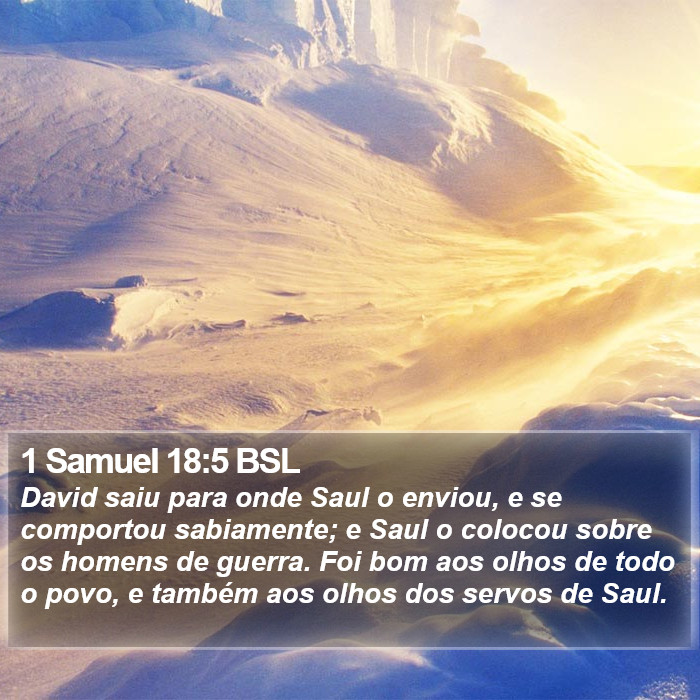 1 Samuel 18:5 BSL Bible Study