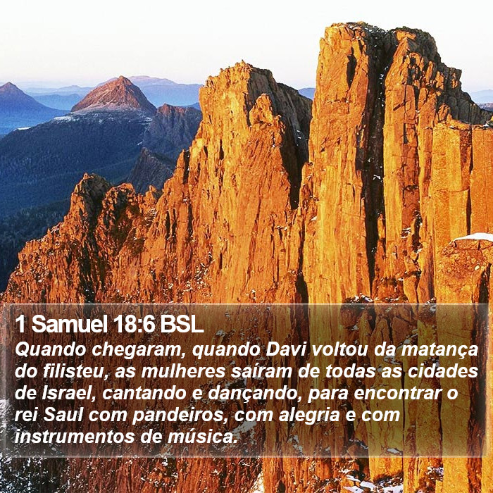 1 Samuel 18:6 BSL Bible Study