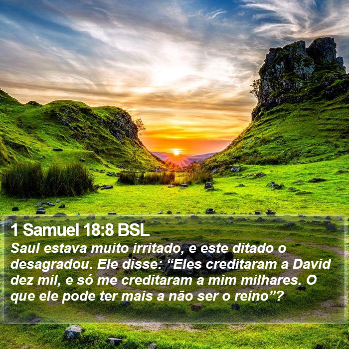 1 Samuel 18:8 BSL Bible Study
