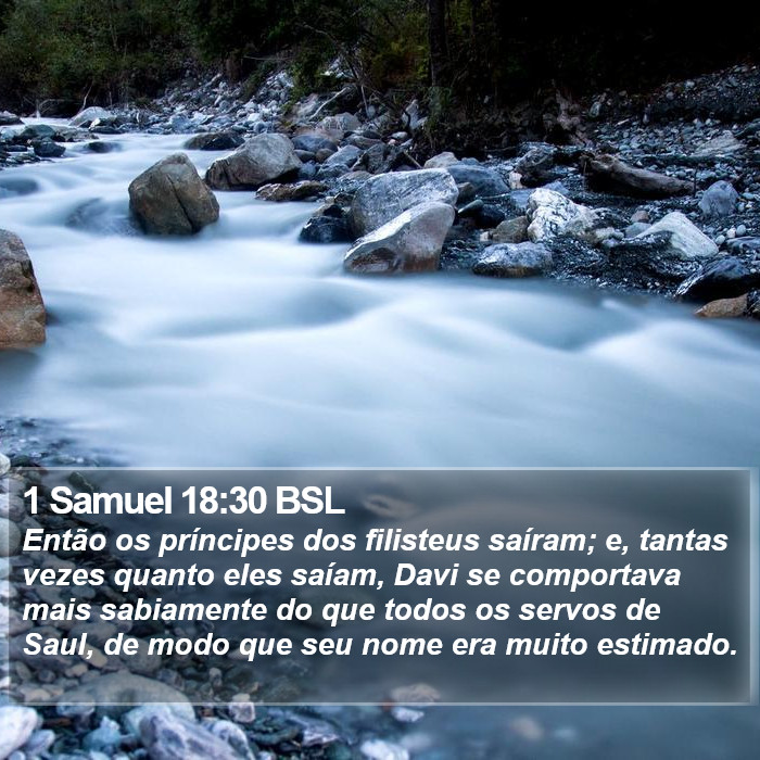 1 Samuel 18:30 BSL Bible Study
