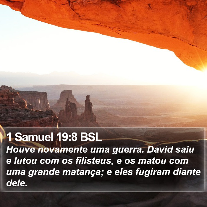1 Samuel 19:8 BSL Bible Study