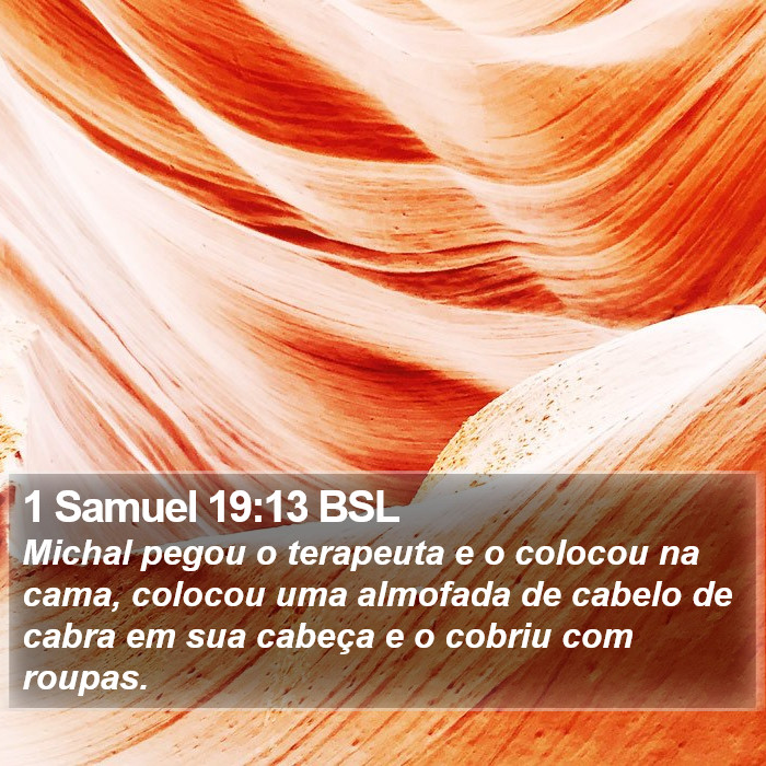 1 Samuel 19:13 BSL Bible Study